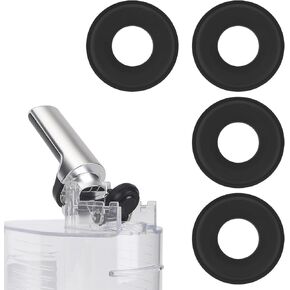 4pcs Silicone Replacement Stoppers for Ninja SLUSHi FS301/FS301C Frozen Drink Maker, Leak-Proof Spout Plugs for Smoothie & Slushie Machine Accessories