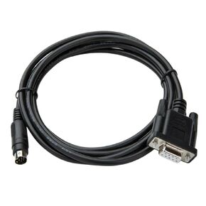 TK6070-FX for TK6070 Touch Screen Connect FX Series PLC Cable TK6070IH/IK/IP-FX Programming Cable(Black Version,3Meter)