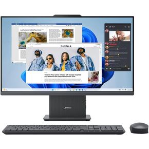 Lenovo IdeaCentre 27" All-in-One Touchscreen Desktop Computer - AMD Ryzen 5 7535HS, Windows 11, Radeon 660M Graphics, 1TB M.2 2280 PCIe SSD, 16GB DDR5 RAM, Wi-Fi 6 (Renewed)