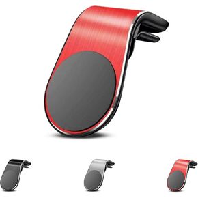 Mobile Phone Navigation Magnetic Bracket，Navigation Bracket Phone Holder，L Type 360° Rotatable Carphone Mount for Any Smartphone (Black)