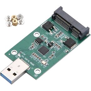 ZEZEFUFU Plug & Play mSATA SSD to USB 3.0 Interface Convertor Adapter Card PCB Board