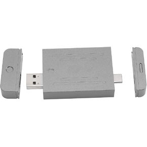 Bewinner Card Reader 10Gbps, 2 Slot Memory Card Reader, USB 3.1 Type C Adapter, Aluminum Alloy, Plug & Play, Hot Swappable