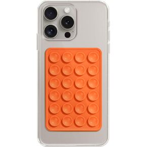 Silicone Phone Sticky Grip, Suction Phone Case Mount for iPhone and Android, Hands-Free Sticky Cell Phone Grip, Mobile Fidget Mirror Holder for Selfies and Videos…