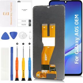 Original A05 A055F/A055M OEM Screen LCD Display for Samsung Galaxy A05 A055F/M 6.7" LCD Screen Display Replacement Touch Digitizer Assembly Kit