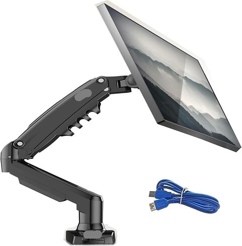 F80 GAS Spring 17-30 Inch سطح مكتب LED LED شاشة MOUNT MOUNT ARM ARM STRUTING STRUT FLEXI MOUNT 2 ~ 9KGS (NO USB) in Kuwait