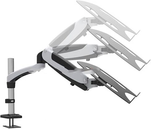 GM112-LP30 حركة كاملة من الألومنيوم غاز زنبرك مزدوج الذراع LCD شاشة سطح المكتب Mount Clamp (GM112CL-LP30) in Kuwait
