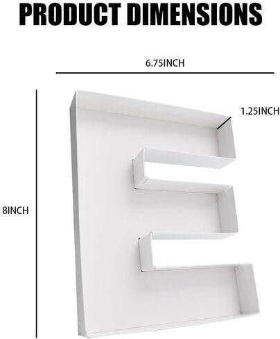 WENPACK 8" Small Fillable Cardboard Letter Shaped Paper Mache Cutouts Candy Tray Food Container(T) in Kuwait