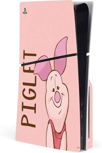 Skinit Decal Gaming Skin Compatible with PS5 Slim Disk Console - Officially Licensed Disney Winnie The Pooh Hundred Acre Wood Design in Saudi Arabia