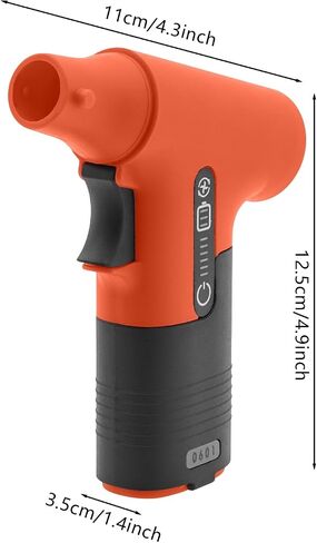 Duster Air Electric ، 150W 13000 دورة في الدقيقة هواء مضغوط هواء قابل لإعادة الشحن المنفاخ للهواء البطيء خطوة صغيرة منظف كهربائي صغير لوحة المفاتيح كمبيوتر عميق تنظيف مرتبة التضخم في المنزل (رمادي) in Kuwait