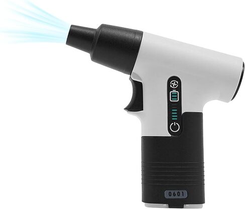 Electric Air Duster, 150W 13000RPM Compressed Air Duster Rechargeable Cordless Air Blower Stepless Speed Tiny Electric Cleaner for Keyboard PC Deep Cleaning Air Mattress Inflation Car Home (Grey) in Saudi Arabia
