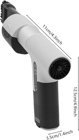 Electric Air Duster, 150W 13000RPM Compressed Air Duster Rechargeable Cordless Air Blower Stepless Speed Tiny Electric Cleaner for Keyboard PC Deep Cleaning Air Mattress Inflation Car Home (Grey) in Saudi Arabia