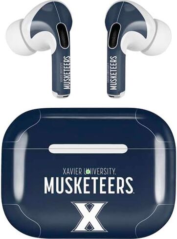 Skinit Decal Audio Skin Compatible with AirPods Pro 2nd Gen - Officially Licensed Xavier University Musketeers Est 1831 Design in Saudi Arabia