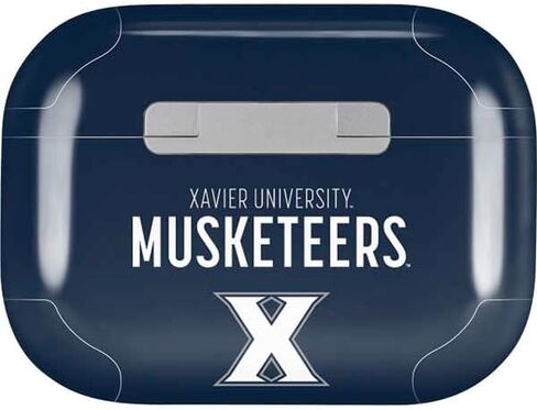 Skinit Decal Audio Skin Compatible with AirPods Pro 2nd Gen - Officially Licensed Xavier University Musketeers Est 1831 Design in Saudi Arabia