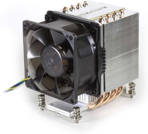 Dynatron 242290 FN A19 AMD Socket AM4 80X80X38MM مروحة لخادم 3U ومربعًا بنيًا لأعلى in Kuwait