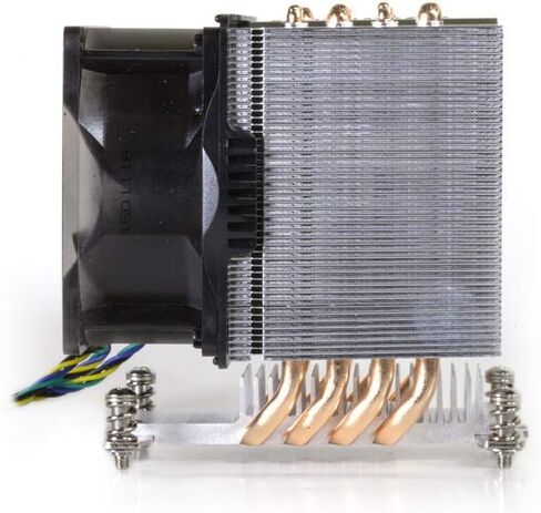 Dynatron 242290 FN A19 AMD Socket AM4 80X80X38MM مروحة لخادم 3U ومربعًا بنيًا لأعلى in Kuwait