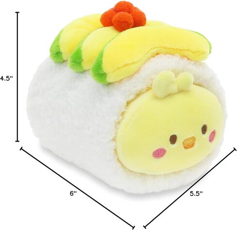 Anirollz 6" Official Stuffed Animal Plush Toy |Soft, Squishy, Warm, Cute, Comfort, Safe| Pillow with Puppy Kitty Bunny Fox Panda Chicken Owl - Birthday Deco Graduation Gift Puppy in Kuwait
