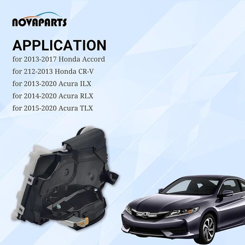 مجموعة مزلاج الطاقة للباب الخلفي الأيمن 72610T0AA11 لـ 2013-2017 Honda Accord 2012-2013 Honda CR-V 2017-2020 Honda Ridgeline 2013-2020 Acura ILX 2014-2020 Acura RLX 2015-2020 Acura TLX in Saudi Arabia