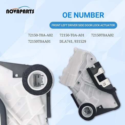مجموعة مزلاج الطاقة للباب الخلفي الأيمن 72610T0AA11 لـ 2013-2017 Honda Accord 2012-2013 Honda CR-V 2017-2020 Honda Ridgeline 2013-2020 Acura ILX 2014-2020 Acura RLX 2015-2020 Acura TLX in Saudi Arabia