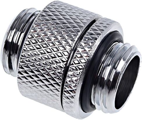 Alphacool 4-Pack Eiszapfen G1/4" Male to Male 10mm Extender Fitting, Rotary, White, Desktop-Computer Liquid Cooling Connector Fitting in Kuwait