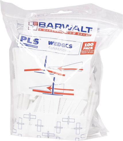 BARWALT PLS Tile Leveling System, 100 Pack of Wedges, BWTLS in Saudi Arabia