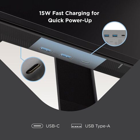 ViewSonic VG2452 24 Inch IPS 1080p Ergonomic Monitor with Tilt, Swivel, Pivot, Height Adjust, 100Hz, 5-Port USB Hub, HDMI, DisplayPort, and 65W USB C Inputs in Saudi Arabia