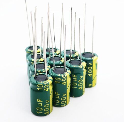 YUNGUI 10pcs 400V 68uF Capacitor,Electrolytic Capacitors 400V,68uF Aluminum Capacitors High Frequency Industrial Electrical Capacitors for DIY Soldering Electronic Projects 18x25MM in Saudi Arabia