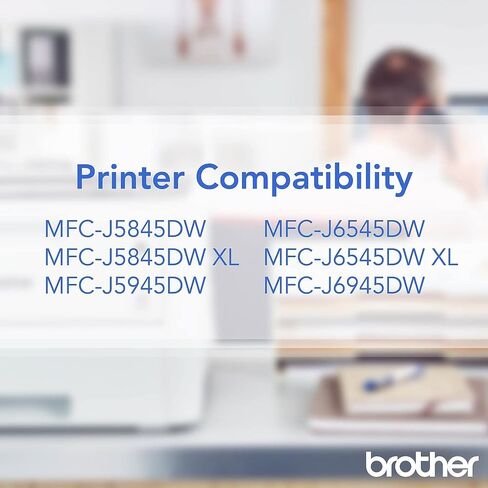Brother Genuine LC3037Y, Single Pack Super High-Yield Yellow INKvestment Tank Ink Cartridge, Page Yield Up to 1,500 Pages, LC3037 in Saudi Arabia