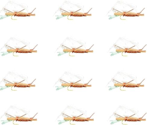 يطير Chubby Chernobyl Hopper من Rise Beyond Fly Fishing - الذباب الأرضي لصيد الأسماك - ذباب النطاط الصيفي - ذباب قطب النطاط in Kuwait