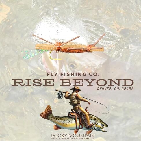 يطير Chubby Chernobyl Hopper من Rise Beyond Fly Fishing - الذباب الأرضي لصيد الأسماك - ذباب النطاط الصيفي - ذباب قطب النطاط in Kuwait
