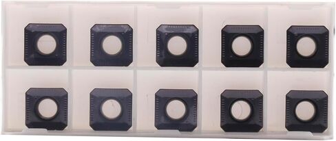 R8 FMB22 7/16-20UNF Shank Face End Mill Arbor and 2"/50mm Cutting Diameter 4-Flute KM12 50-22-4T CNC Face End Milling Shell Cutter with 10Pcs SEKT1204 Carbide Inserts and T20 Wrench in Kuwait