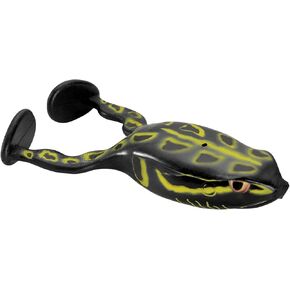 SPRO Fishing SEFF65RBLK Flappin Frog 65 Rainforest Black Ewg Double Ss De NSC 4/0