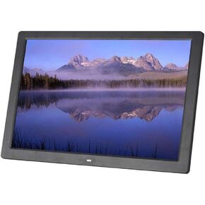 17.1-inch Digital Photo Frame High-Definition Display 1080p Full-Format Video Player(Black)
