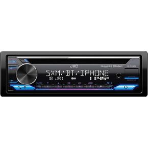 استريو سيارة JVC KD-T910BTS مع Bluetooth و USB الأمامي و AUX و Amazon Alexa و Sirusxm Ready و HI-Power Amplifier