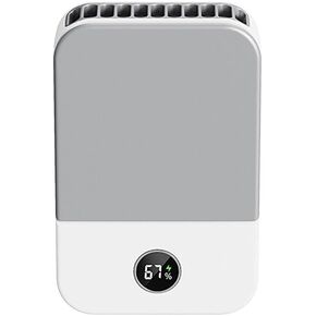 Turbo Track Fan, Turbotrack Fan, Belt Clip On Waist Portable Cooling, Mini Rechargeable Cooling, Waterproof, Personal Body Wearable, 4000mAh, Five-Speed Adjustment (Octopus-white)