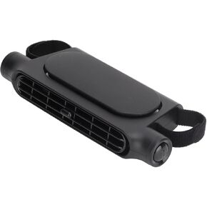 Gonetre USB Car Backseat Fan Strong 3 Speed ​​Teed قابل للتعديل معاداة الهواء مروحة التبريد المنخفضة ضوضاء محمولة لسيارات الدفع الرباعي RV Backseat ABS Material 178g (أسود) (أسود) in Kuwait