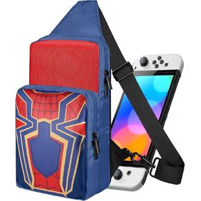 Travel Bag for Nintendo Switch 2 2025/Switch/Lite/OLED - Cute Sling Crossbody Shoulder Carrying Storage Backpack for Teens for Nintendo Accessories Storage, Zhizhu