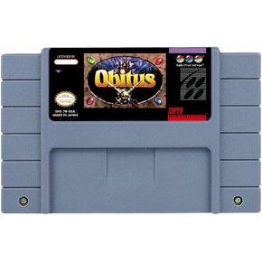 RPG Game for Obitus - USA Version Cartridge Available for SNES Video Game Consoles