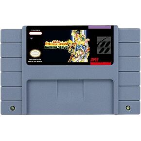 RPG Game for Burning Heroes - USA Version Cartridge Available for SNES Video Game Consoles
