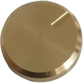 CAP 3PCS KNOB BRASS مقابل 400،500B ، 500C ، 800B ، 800C Fisher Tube Abplifiers (مع خط علامة)