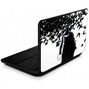 Skinit Decal Laptop Skin Compatible with 15.6 in 15-d038dx - Officially Licensed Warner Bros Batman and Bats Design