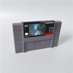 بطاقة اللعبة - خرطوشة اللعبة 16 بت SNES ، برج ساعة على مدار الساعة - بطارية بطاقة لعبة RPG حفظنا