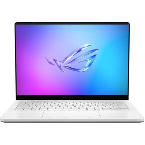 ASUS ROG Zephyrus G14 Latest 2025 14" 3K OLED 120Hz Gaming Laptop Copilot+ PC AMD Ryzen AI 9 HX 32GB RAM NVIDIA RTX 5070 Ti 1TB SSD Windows 11 Platinum White
