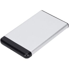 ciciglow , 40GB/80GB/120GB/250GB/320GB/500GB/1TB/2TB Fast Data Transfer 50-130M/S Portable Ultra Slim HDD with USB 3.0 Port for Desktop, Laptop, Computers (120GB-Silver)