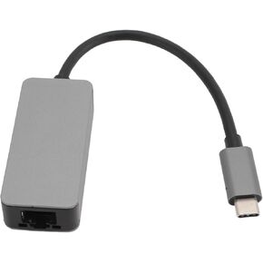 USB C to Ethernet Adapter, 2.5G RTL8156B Type C to RJ45 Network Adapter, Aluminum Alloy, Plug and Play, Indicator Light, for Win, OS X,