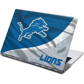 Skinit Decal Laptop Skin Compatible with Yoga 910 2-in-1 14in Touch-Screen - Officially Licensed NFL Detroit Lions Design