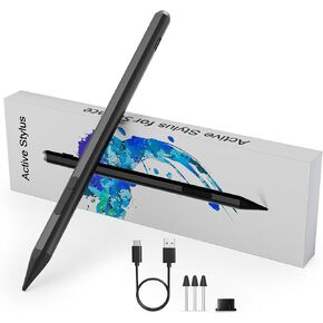 USI 2.0 Stylus Pen for Chromebook - Amazon Fire Max 11/Google Pixel Tablet, USI 2.0 Stylus 4096 Pressure Levels, Magnetic & USB-C Fast Charging Pen for Lenovo/Acer/HP, Lenovo Chromebook Duet 3