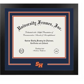 Campus Images NCAA Sam Houston State Bearkats Unisex Spirit Diploma Manhattan Black Frame with Bonus Lithograph, Black, One Size