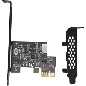 EVGATSAUTO PCIE to USB3.2 GEN1 Type E Expansion Card Support 5Gbps A Key, Enjoy Fast Data Transfer for Desktop Front Type C, Suitable for WINXP OS (PCIE X1 to USB3.2)
