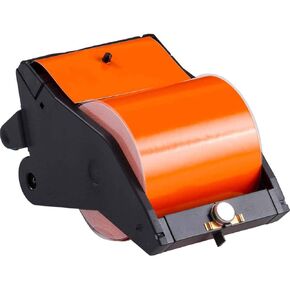 Brady LabelizerPlus and VersaPrinter Tape Cartridge B- 595 Indoor/Outdoor Vinyl Film Size: 4" x 90' BLK/ORG 1PK