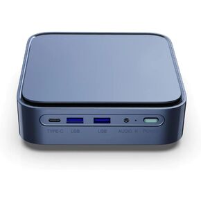 KAMRUI 2024 TK11-B0 Mini Business Desktop 4-Core Intel Core i7-1165G7 Iris Xe Graphics 16GB DDR4 1TB NVMe SSD Thunderbolt4 WI-FI AX BT 5.1 HDMI DP Up to 3 Monitors RJ-45 Windows 11 Pro w/RE USB, Gray
